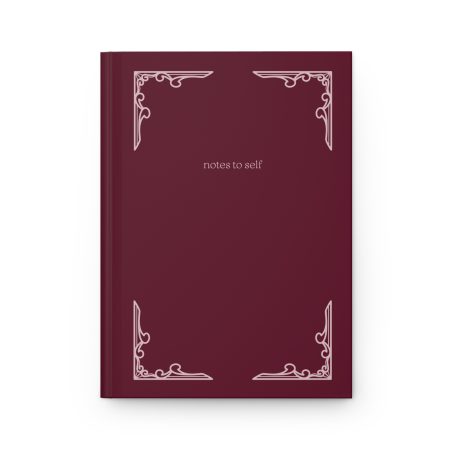 Notes To Self Hardcover Matte Lined Journal